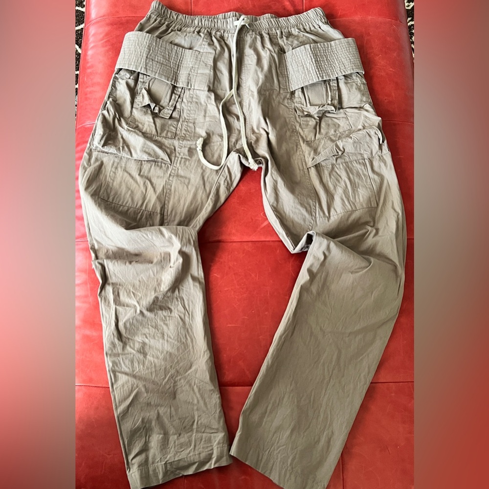 Mnml lightweight drop crotch cargo pants size XL